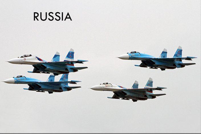 Russian Air Force Su-27 Falcons of Russia