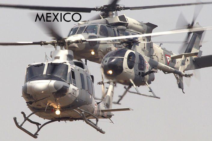 Mexican Air Force MD530MG Bell 412EP UH-60M