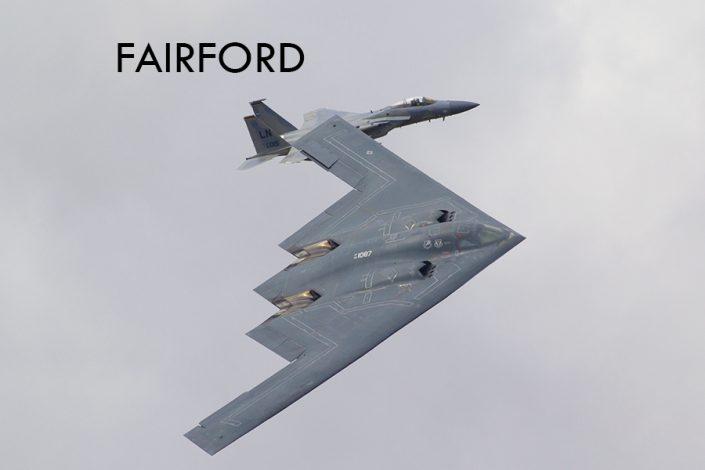United States Air Force B-2A F-15C